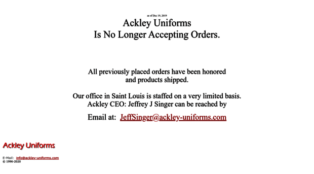 ackley-uniforms.com