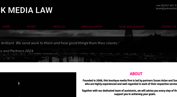 ackmedialaw.com