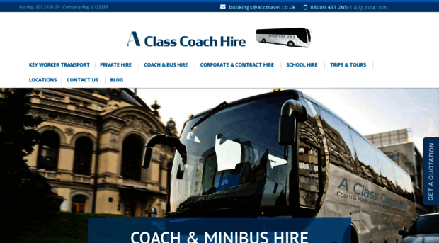 aclasscoachhire.co.uk