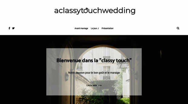 aclassytouchwedding.com