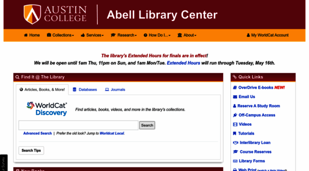 aclibrary.austincollege.edu