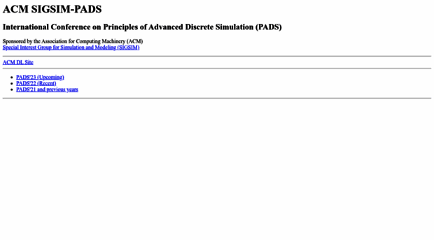 acm-sigsim-pads.org