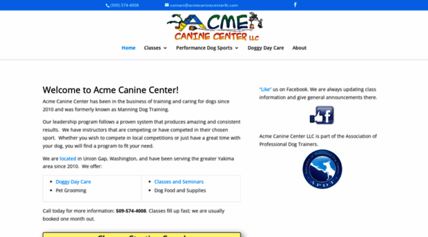 acmecaninecenterllc.com