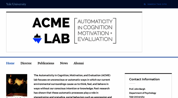 acmelab.yale.edu - Welcome | ACME Lab - ACME Lab Yale