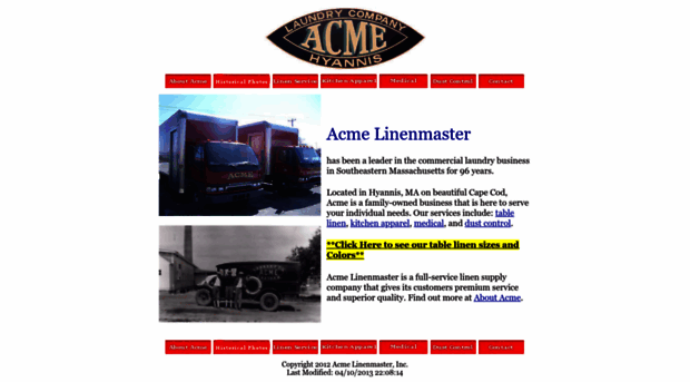 acmelinenmaster.com