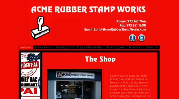 acmerubberstampworks.com