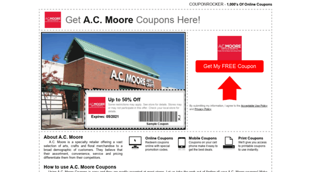 acmoore.couponrocker.com