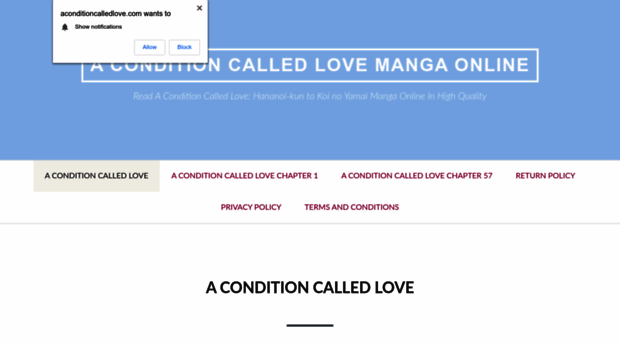 aconditioncalledlove.com