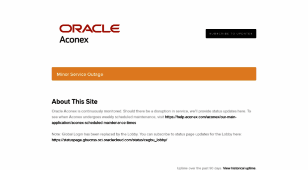 aconex-status.oraclecloud.com