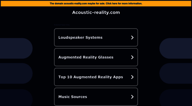 acoustic-reality.com