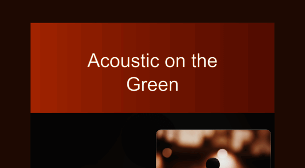 acousticonthegreen.com