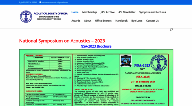 acousticsindia.org