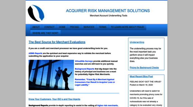 acquirerrisk.com