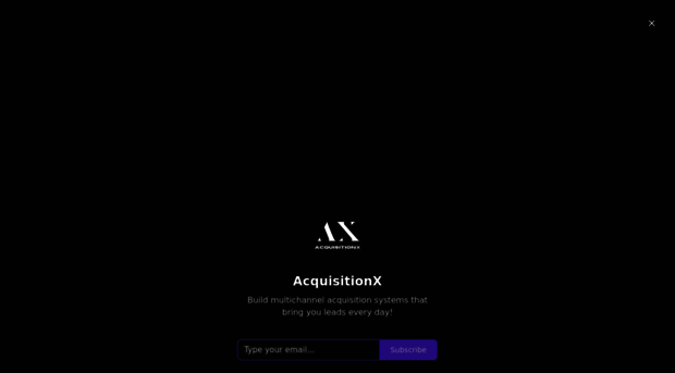 acquisitionx.substack.com