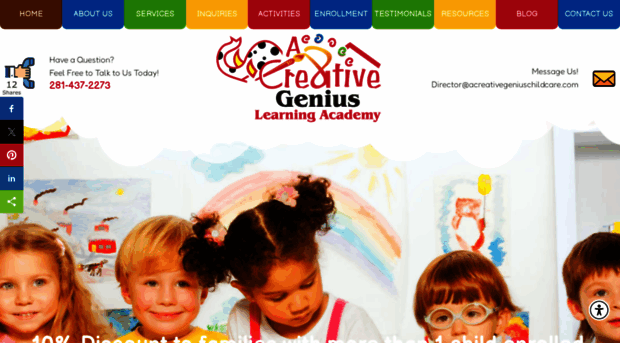 acreativegeniuschildcare.com