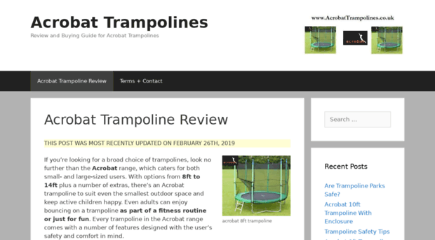 acrobattrampolines.co.uk