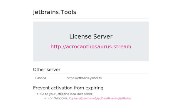 acrocanthosaurus.stream