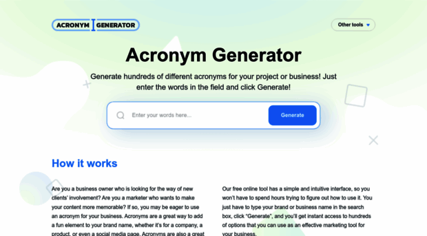 acronymgenerator.com