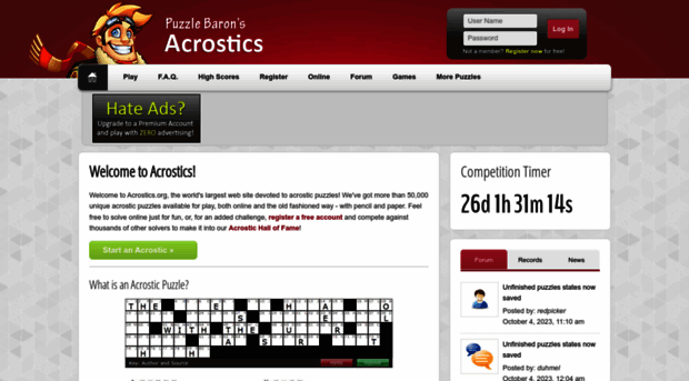 acrostics.puzzlebaron.com