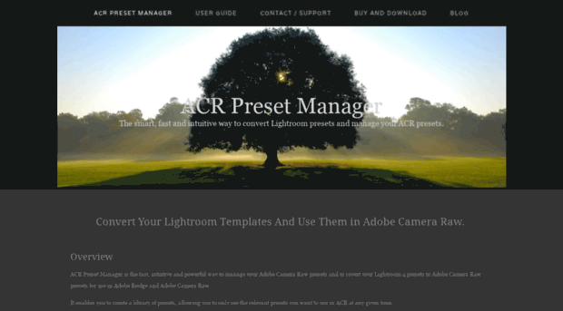 acrpresetmanager.com