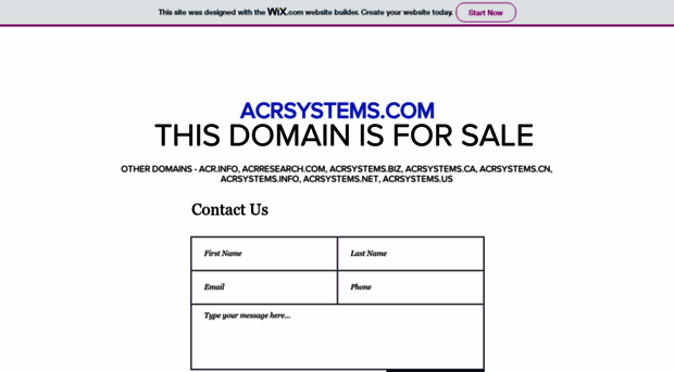 acrsystems.com