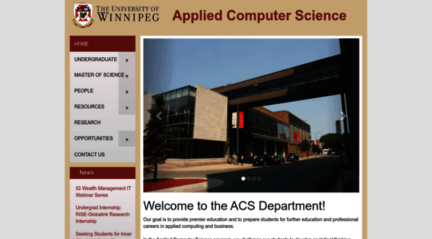 acs.uwinnipeg.ca