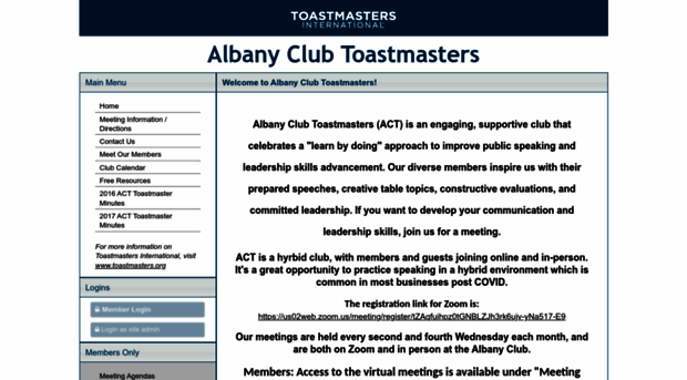 act.toastmastersclubs.org