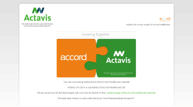 actavis.co.uk