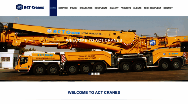 actcranes.com