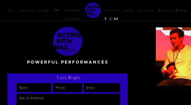 actingwithmax.com