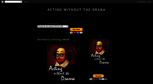 actingwithoutthedrama.blogspot.com