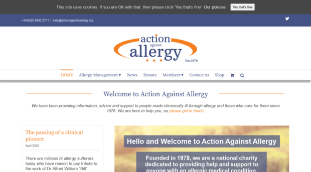 actionagainstallergy.org