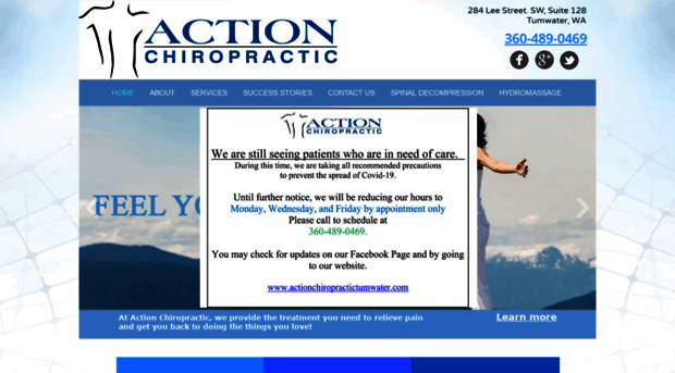 actionchiropractictumwater.com