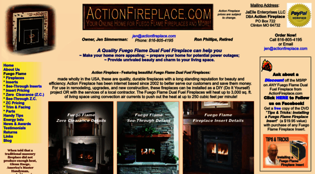 actionfireplace.com