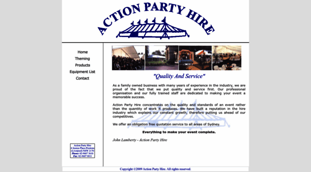 actionpartyhire.com.au