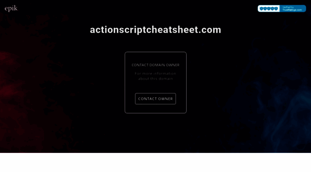 actionscriptcheatsheet.com