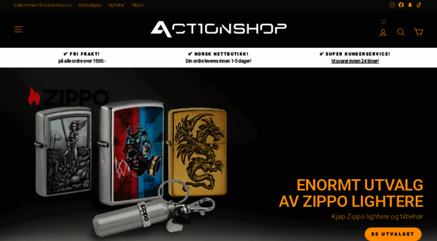 actionshop.no