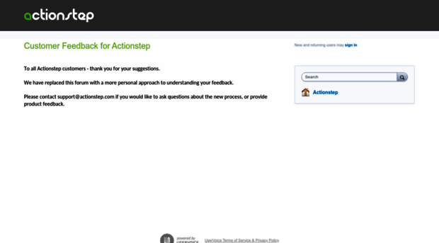 actionstep.uservoice.com