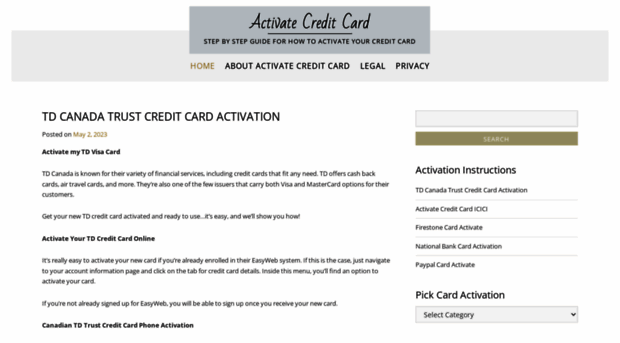 activatecreditcard.com