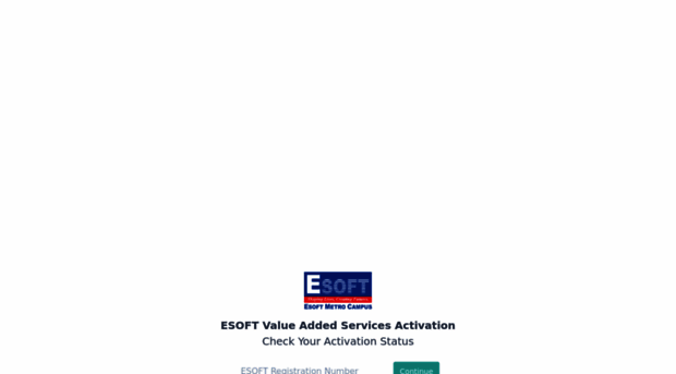 activations.esoft.lk - ESOFT Value Added Services Act... - Activation S ...