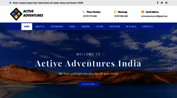 activeadventureindia.com