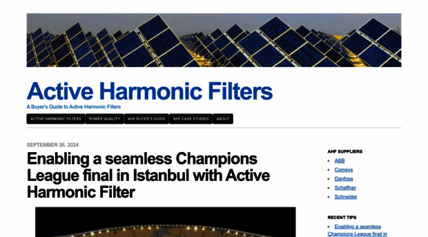 activeharmonicfilter.net