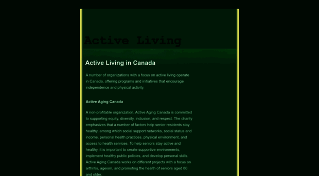 activeliving.ca