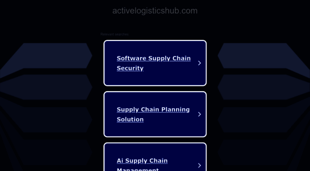 activelogisticshub.com