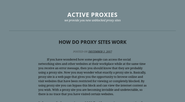 activeproxies.org
