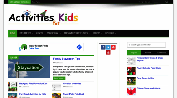 activitiesforkids.com