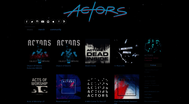 actors.bandcamp.com