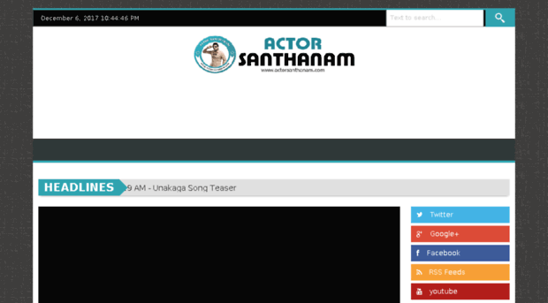 actorsanthanam.com