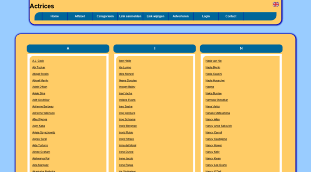 actrices.allepaginas.nl