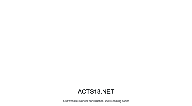 acts18.net
